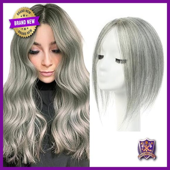 14 Inch Human Hair Topper, Clip-In for Thinning Hair, Lightweight Daily Wear main image 6